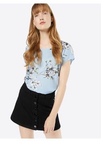 Véro Moda VERO MODA, Damen Blusenshirt 'Vmboca', Hellblau / Weiß