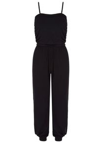 YOGISTAR.COM, Damen Jumpsuit 'Jet Black', Schwarz