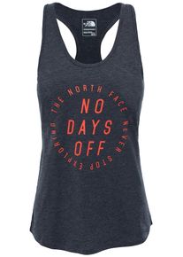 The North Face, Damen Top 'Graphic Play Hard', Basaltgrau / Orangerot