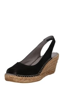 Pavement, Damen Sandale 'Dot', Beige / Schwarz