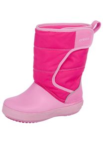 Crocs, Winterstiefel LodgePoint Snowboot f&uuml;r Jungen, gef&uuml;ttert, Rosa / Neonpink