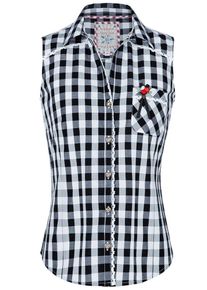 Stockerpoint, Damen Bluse 'Dalia', Schwarz / Weiß