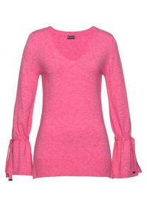 Laura Scott, Damen Pullover, Pinkmeliert