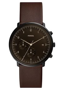Fossil, Herren Chronograph, Braun / Schwarz