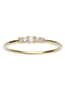 Firetti, Damen Diamantring, Gold / Wei&szlig;