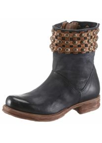 A.S.98, Damen Bikerboots 'Saintec', Blau / Braun