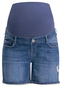 Noppies, Damen Umstandsshorts 'Pasha', Blue Denim
