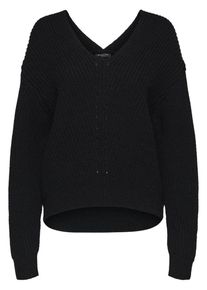 Selected Femme, Damen Pullover 'Pointelle', Schwarz