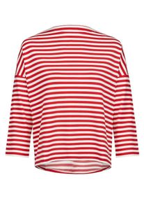 Daniel Hechter, Damen Shirt, Dunkelrot / Weiß
