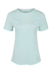 Nike, Damen Shirt 'W NP TOP SS ALL OVER MESH', Hellblau