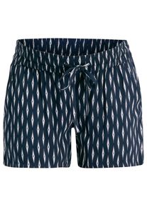 Noppies, Damen Shorts 'Pleun', Blau / Violettblau / Weiß