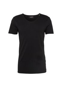 Tom Tailor Denim, Herren T-Shirt 'NOS v-neck tee', Schwarz