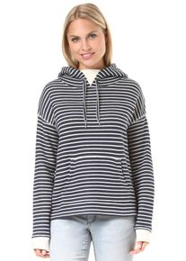 Roxy, Damen Greatest Glory Stripe Kapuzenpullover, Dunkelblau / Weiß