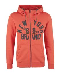 s.Oliver RED LABEL, Herren Sweatjacke, Orangerot