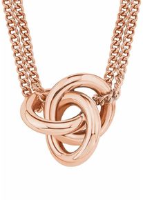 s.Oliver RED LABEL, Damen Kette mit Anhänger »Knoten, 2018768«, Rosegold