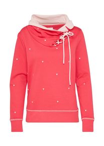 Only, Damen Pullover 'NADINE', Hellrot / Weiß