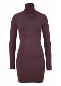 AJC, Damen Strickkleid, Pflaume