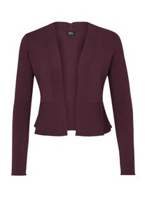 s.Oliver BLACK LABEL, Damen Bolero-Cardigan, Rotviolett