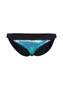 Guess, Damen Bikinihose 'PSYCHOTROPICAL BRIEF', Türkis / Schwarz