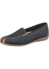 Gabor, Damen Mokassins, Blau / Braun