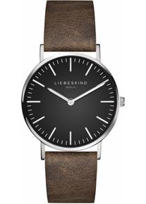 Liebeskind Berlin, Damen Quarzuhr 'New Case, LT-0093-LQ', Braun / Schwarz / Silber
