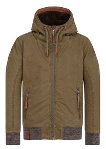 Naketano, Herren Jacket, Graumeliert / Khaki