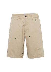 GAP, Herren Shorts 'V-10 IN LIVED IN FF NOVELTY', Beige / Dunkelgr&uuml;n