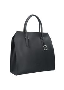 Bree, Damen Cambridge 11 Handtasche Leder 40 cm, Schwarz
