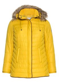 sheego Casual, Damen Outdoorjacke, Braun / Gelb