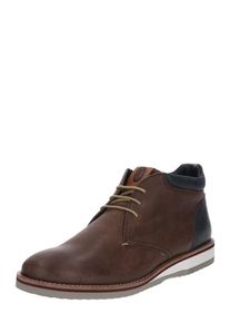 Base London, Herren Schnürschuhe 'TAYLOR', Navy / Braun
