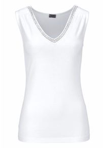 Laura Scott, Damen Trägertop, Weiß