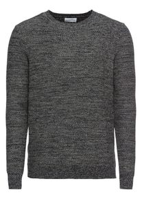 Nowadays, Herren Pullover 'multi color structure sweater', Graumeliert