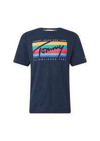 Tommy Hilfiger, Herren Shirt, Dunkelblau / Mischfarben