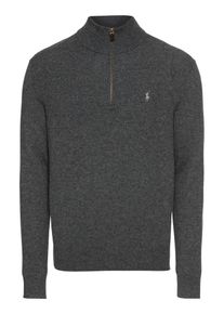 Polo Ralph Lauren, Herren Pullover 'LS HZ PP-LONG SLEEVE-SWEATER', Dunkelgrau