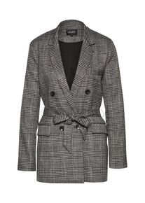 Mbym, Damen Blazer 'Sabela', Grau / Schwarz
