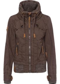 Naketano, Damen Jacke 'Girl with a dark Side', Braun