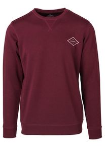 Rip Curl, Herren Sweatshirt 'Essential Surfers Crew', Bordeaux