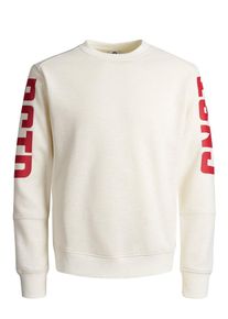 Jack & Jones JACK & JONES, Herren Sweatshirt, Hummer / Wei&szlig;