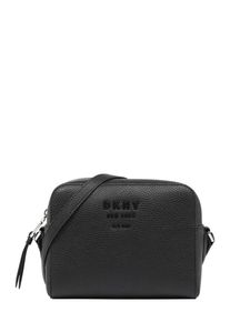 DKNY, Damen Umh&auml;ngetasche 'NOHO - CAMERA BAG - PEBBLE', Schwarz / Silber