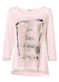Heine, Damen Druckshirt, Rosa