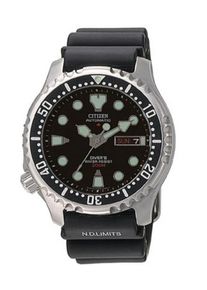Citizen, Herren Automatikuhr, Schwarz / Silber