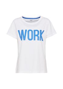 Only, Damen T-Shirt 'RIVA', Blau / Weiß