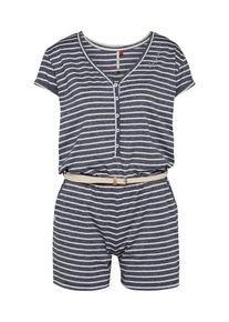 Ragwear, Damen Jumpsuit 'ELINA', Navy / Wei&szlig;