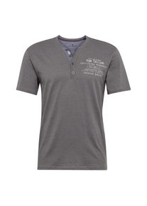Tom Tailor, Herren T-Shirt, Graumeliert