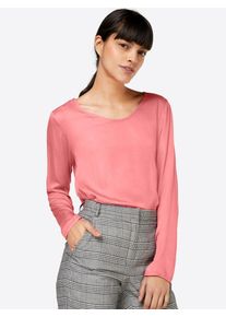 PLEASE, Damen Bluse 'Uni', Rosé
