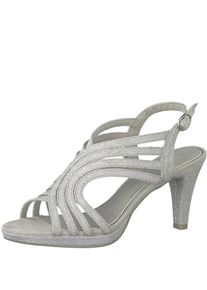 Marco Tozzi, Damen Sandalette, Silber