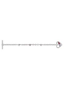 Tommy Hilfiger, Damen Armband 'Fine Core, 2780111', Dunkelblau / Rostrot / Silber / Weiß