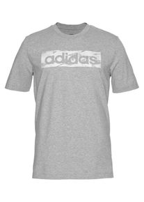 adidas Performance, Herren T-Shirt, Graumeliert / Weiß