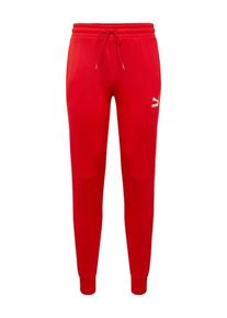 Puma, Herren Pants 'Iconic T7', Hellrot / Weiß