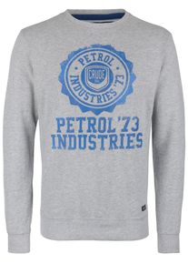 PETROL INDUSTRIES, Herren Pullover, Blau / Grau